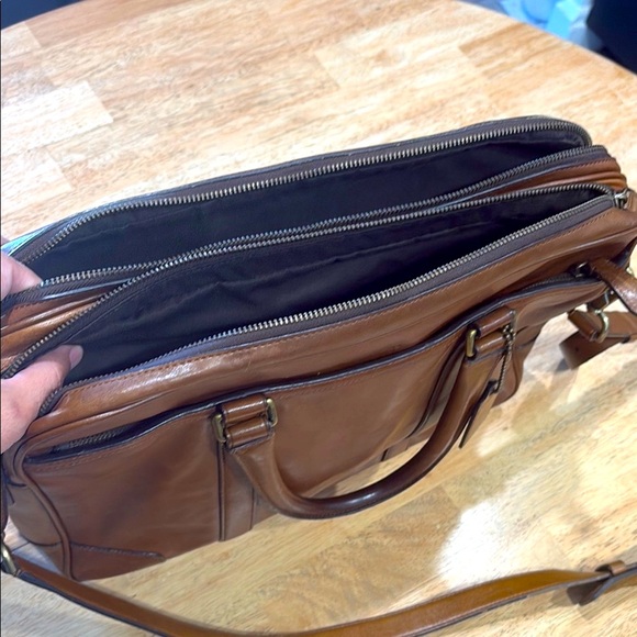 Coach BMK Commuter Leather Briefcase Shoulder Bag Computer - Picture 3 of 16